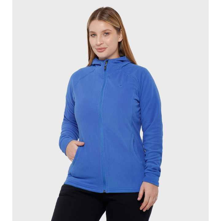 Campera de mujer de micropolar con capucha Aradia