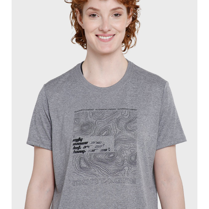 Remera de mujer Latitud M/C