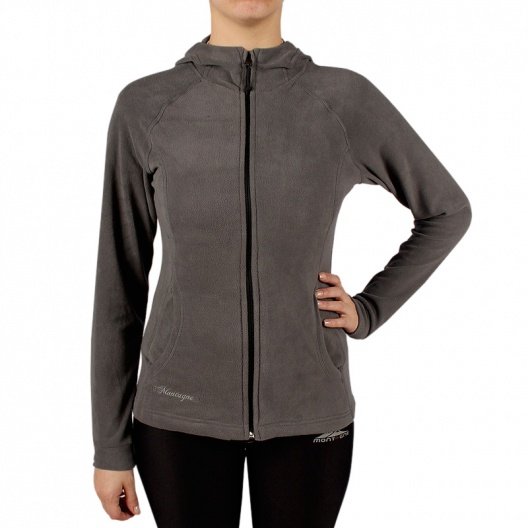 Campera de mujer de micropolar con capucha Aradia