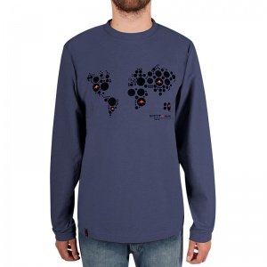 Remera de hombre manga larga World