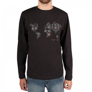 Remera de hombre manga larga World