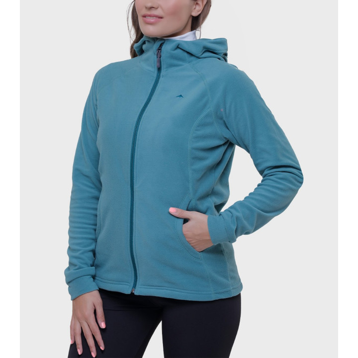 Campera de mujer de micropolar con capucha Aradia