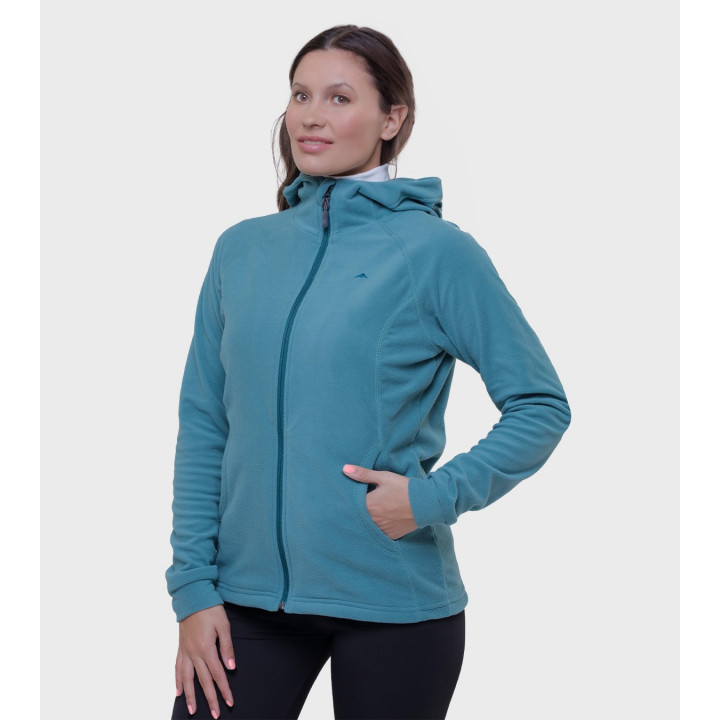 Campera de mujer de micropolar con capucha Aradia