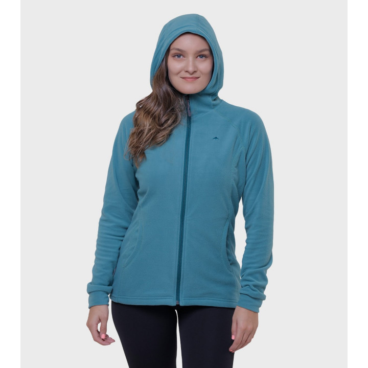 Campera de mujer de micropolar con capucha Aradia