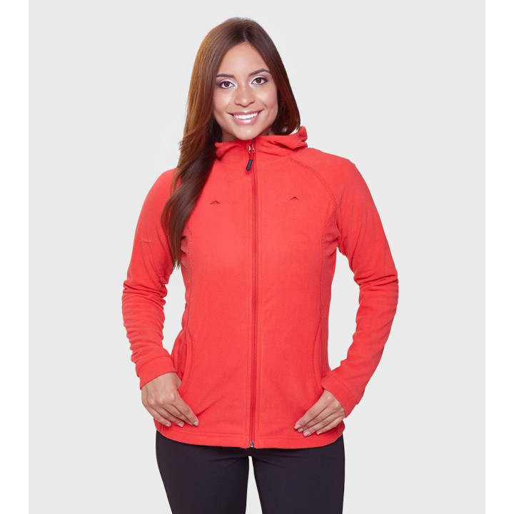 Campera de mujer de micropolar con capucha Aradia