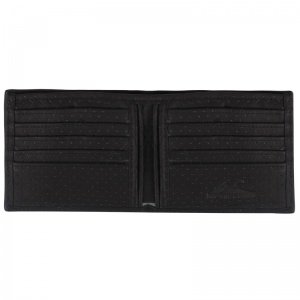 Billetera de cuero de hombre Lock