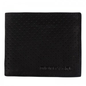 Billetera de cuero de hombre Lock