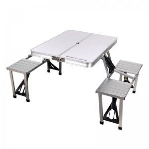 Mesa Plegable de Aluminio para 4 personas