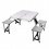 Mesa Plegable de Aluminio para 4 personas